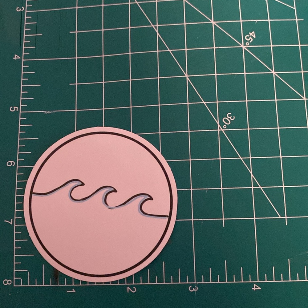 🌈20/$12🌈 Wave Design Sticker - Picture 2 of 3